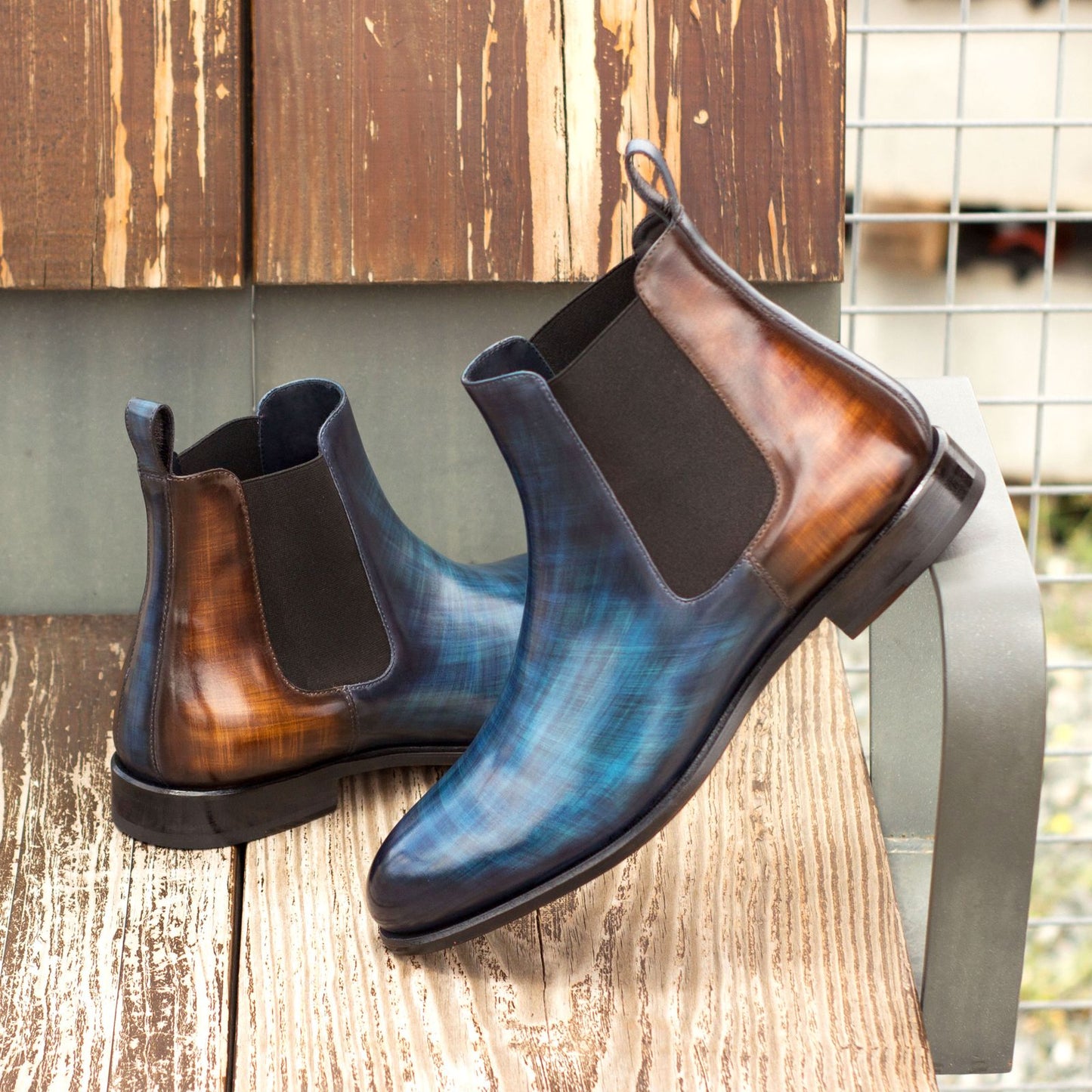 Chelsea Boot Hand Made Patina
