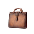 Brown Patina Brief Case