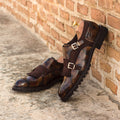 The Kiltie Ladies Monk Strap (Camo Patina)