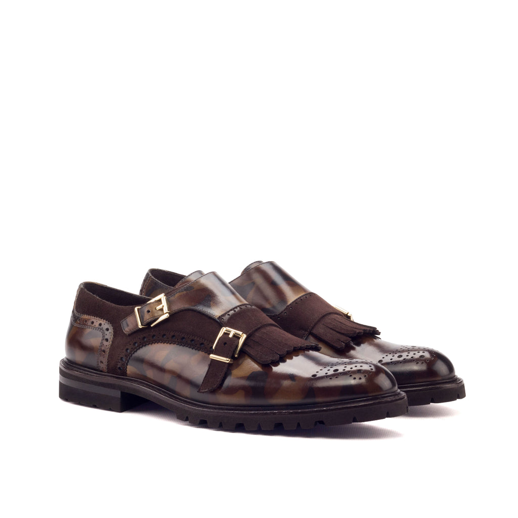 The Kiltie Ladies Monk Strap (Camo Patina)